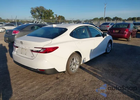 2025 Toyota Camry Le from USA, damaged, VIN 4T1DAACK7SU100136